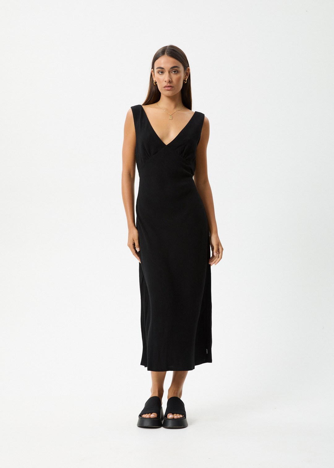 AFENDS Womens Amaya - Maxi Dress - Black 