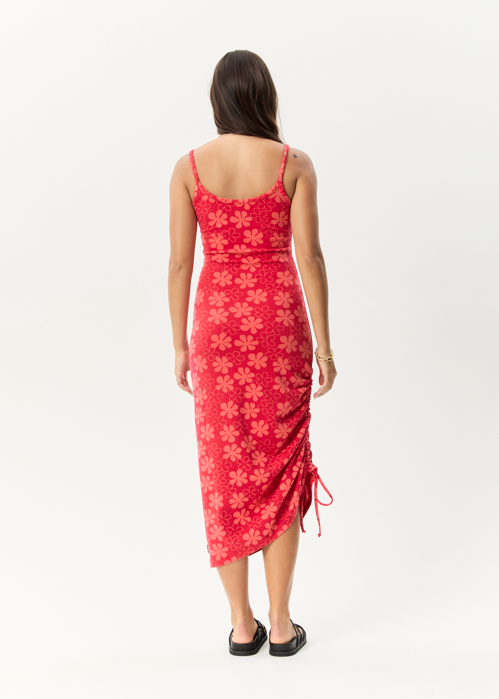 AFENDS Womens Valerie - Maxi Dress - Tomato