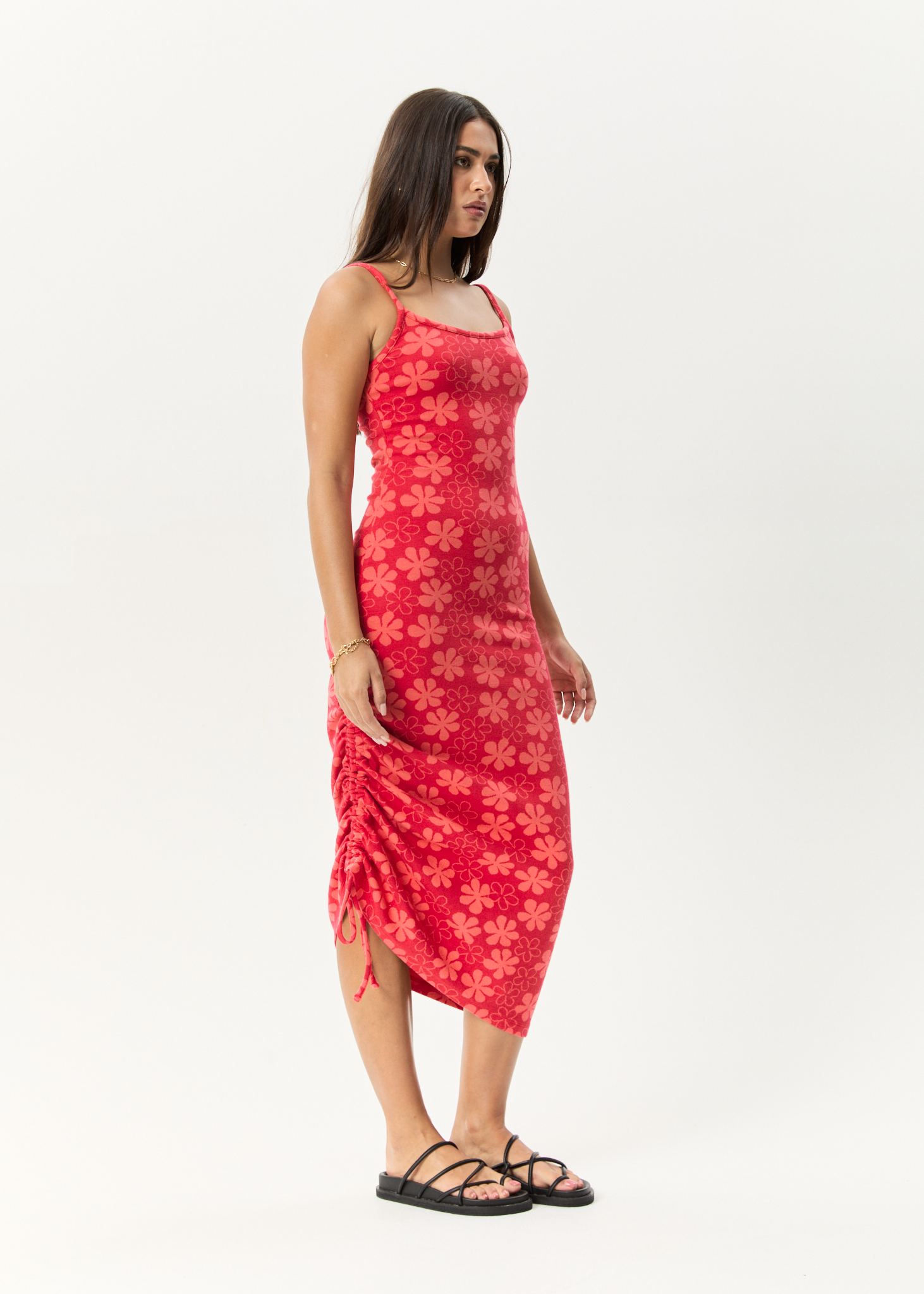 AFENDS Womens Valerie - Maxi Dress - Tomato