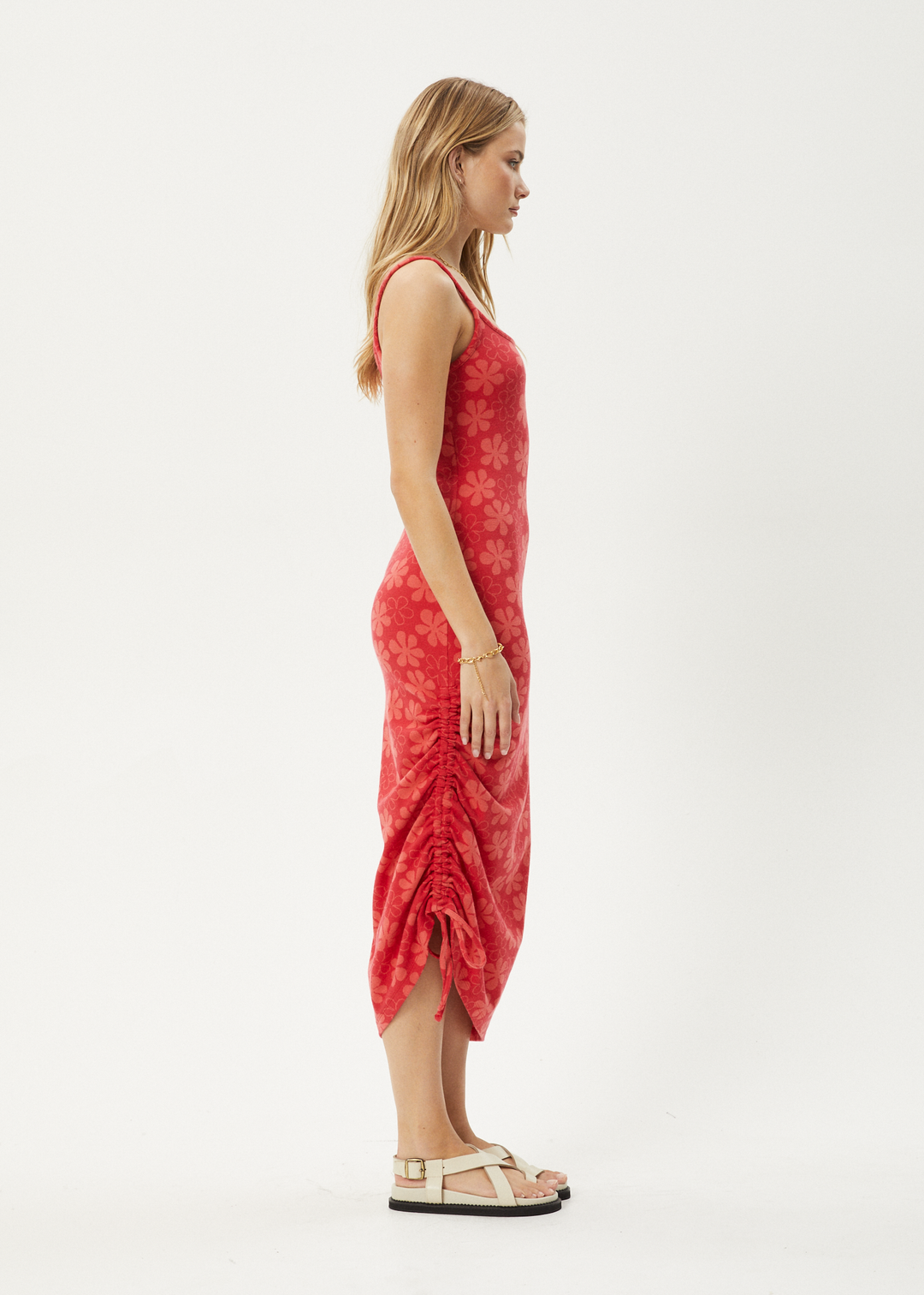 AFENDS Womens Valerie - Maxi Dress - Tomato 