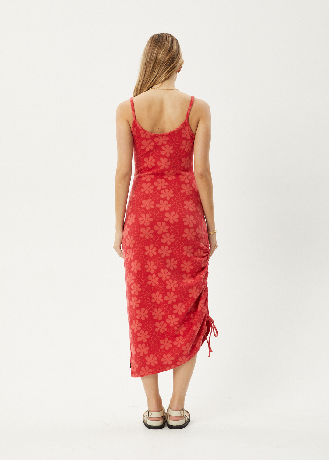 AFENDS Womens Valerie - Maxi Dress - Tomato 