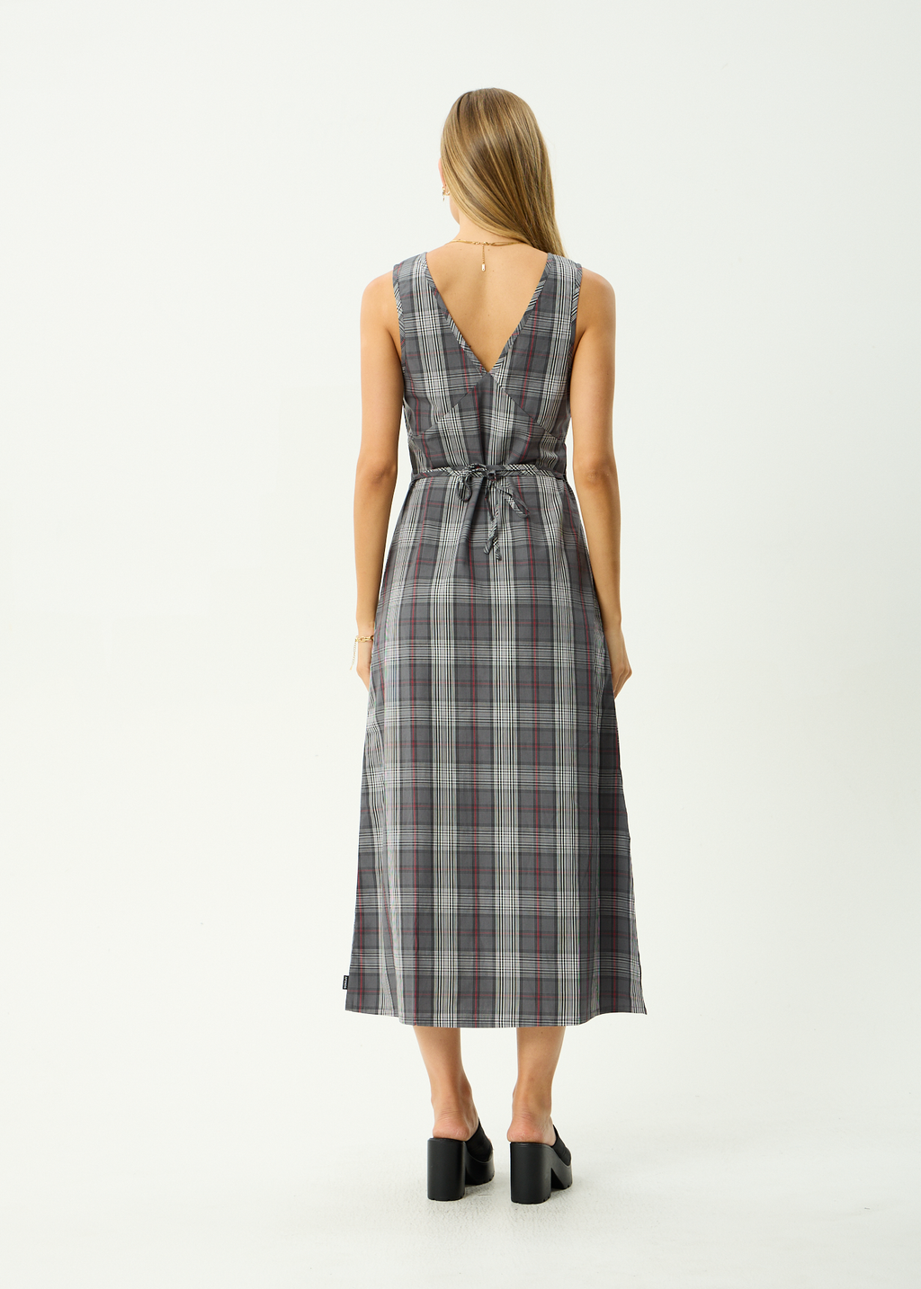 AFENDS Womens Eboni - Maxi Dress - Gunmetal