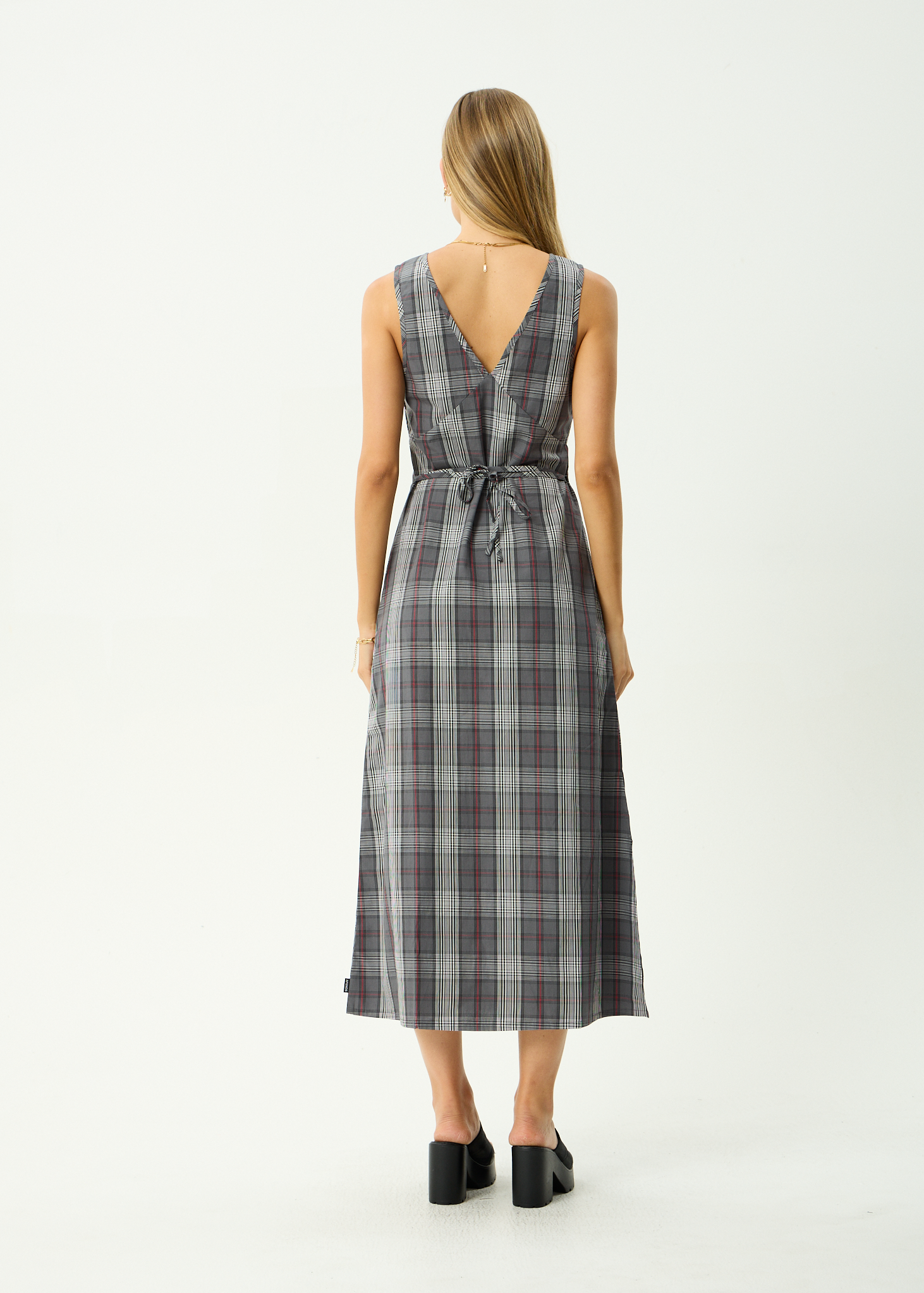 AFENDS Womens Eboni - Maxi Dress - Gunmetal