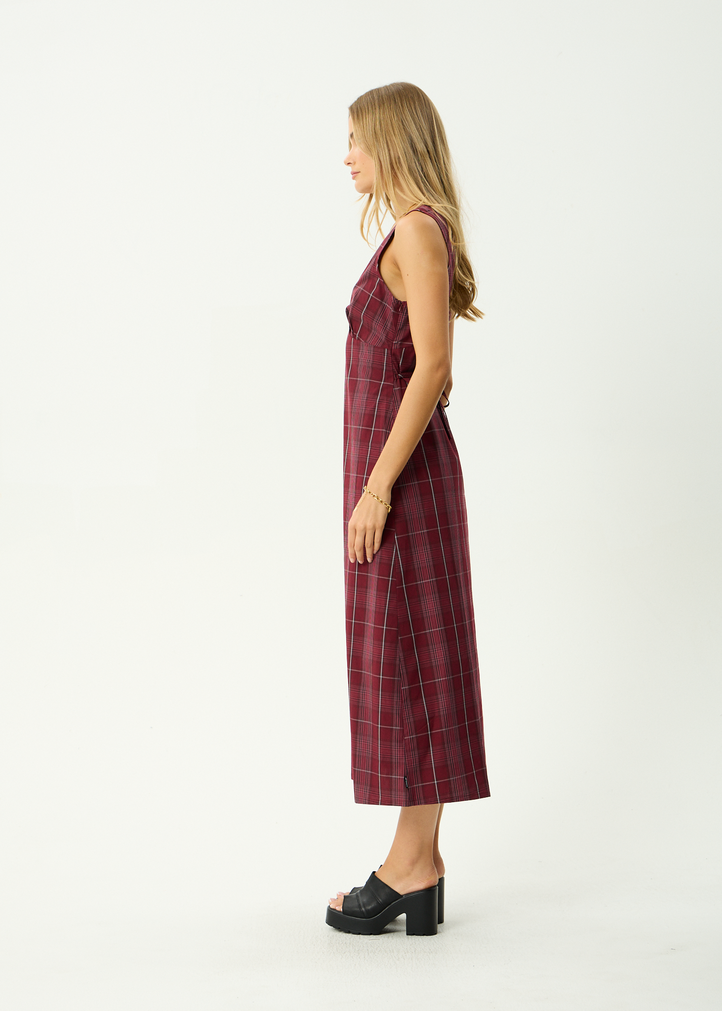 AFENDS Womens Eboni - Maxi Dress - Port AFENDS Womens Eboni - Maxi Dress - Port