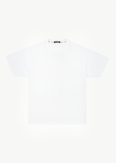AFENDS Mens Genesis - Heavyweight Boxy Tee - White
