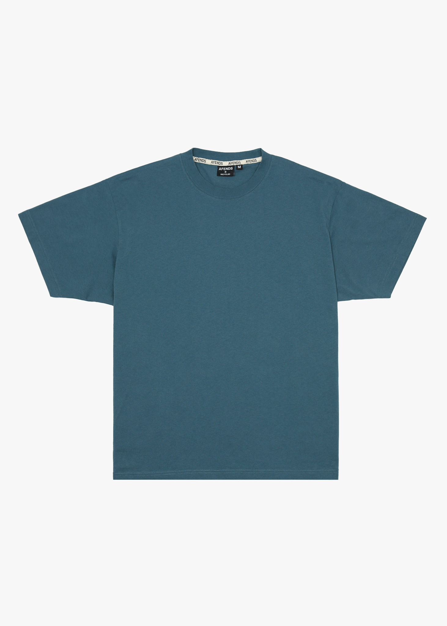 AFENDS Mens Genesis - Heavyweight Boxy Tee - Fuel