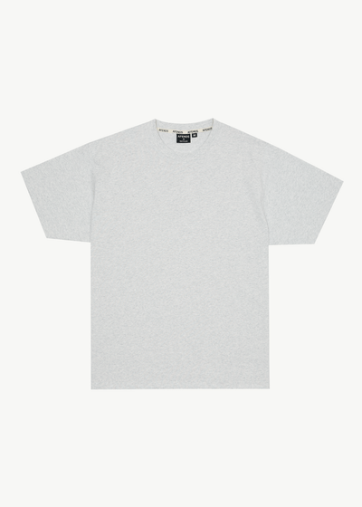 AFENDS Mens Genesis - Heavyweight Boxy Tee - Grey Marle