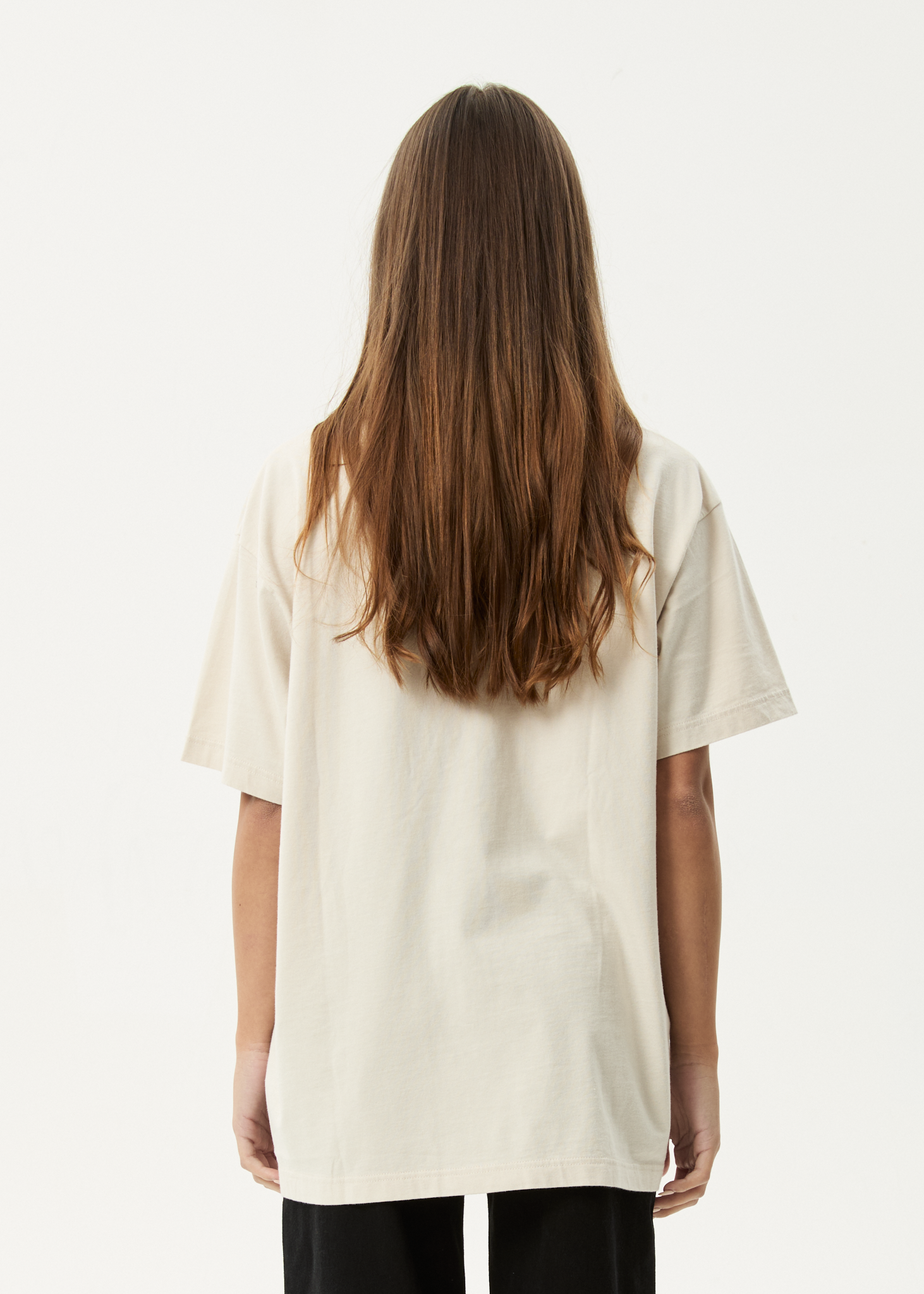 AFENDS Womens Tranquil - Oversized Tee - Moonbeam