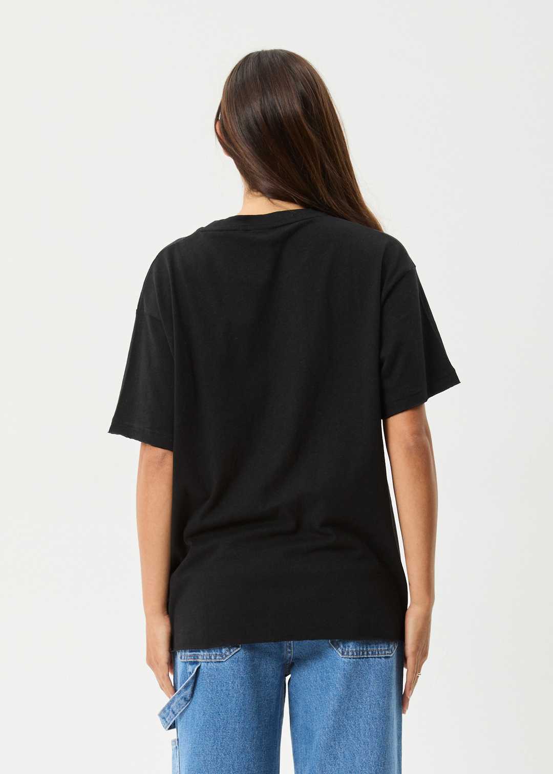 AFENDS Womens Butterfluer - Oversized Tee - Black