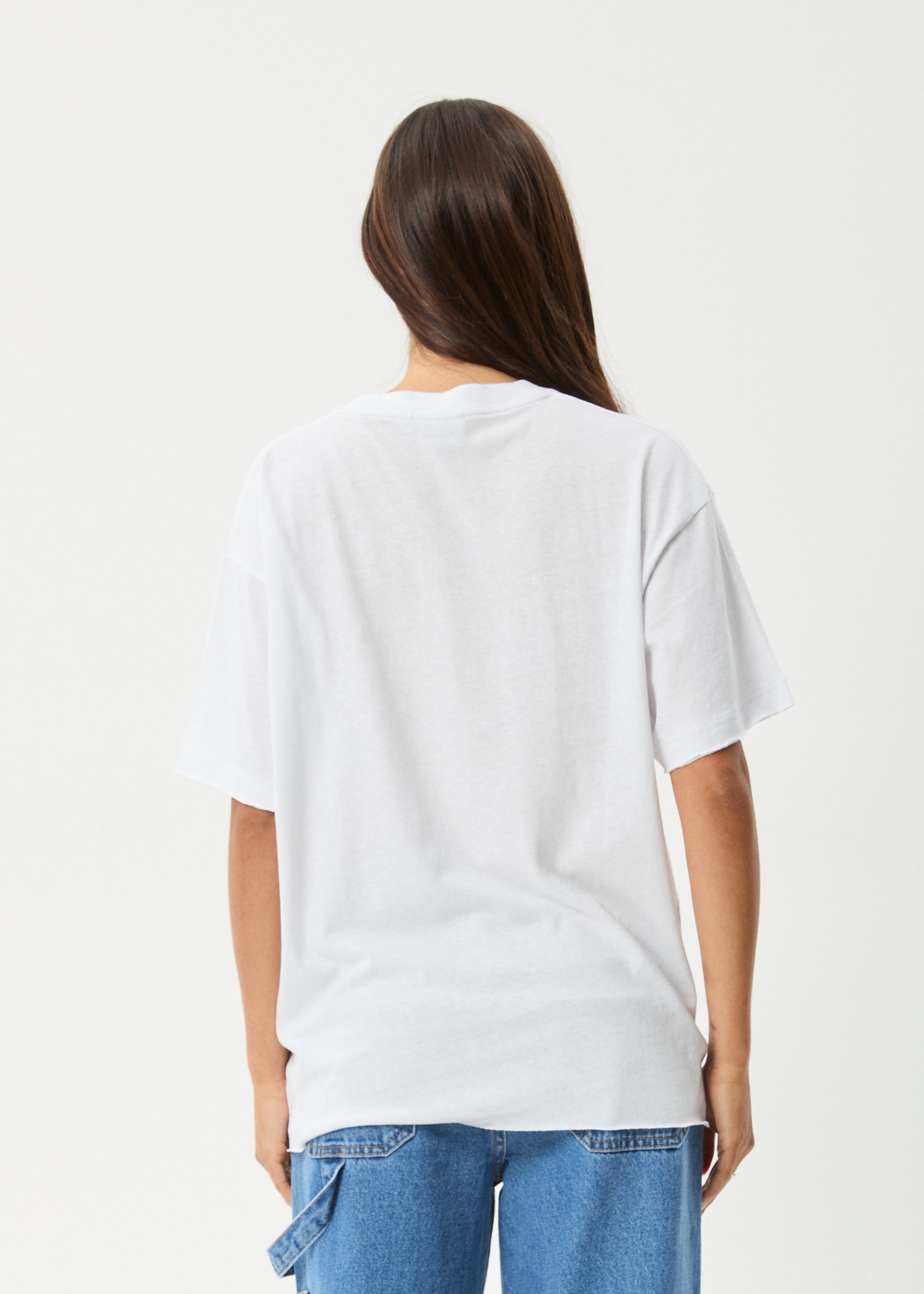 AFENDS Womens Butterfluer - Oversized Tee - White