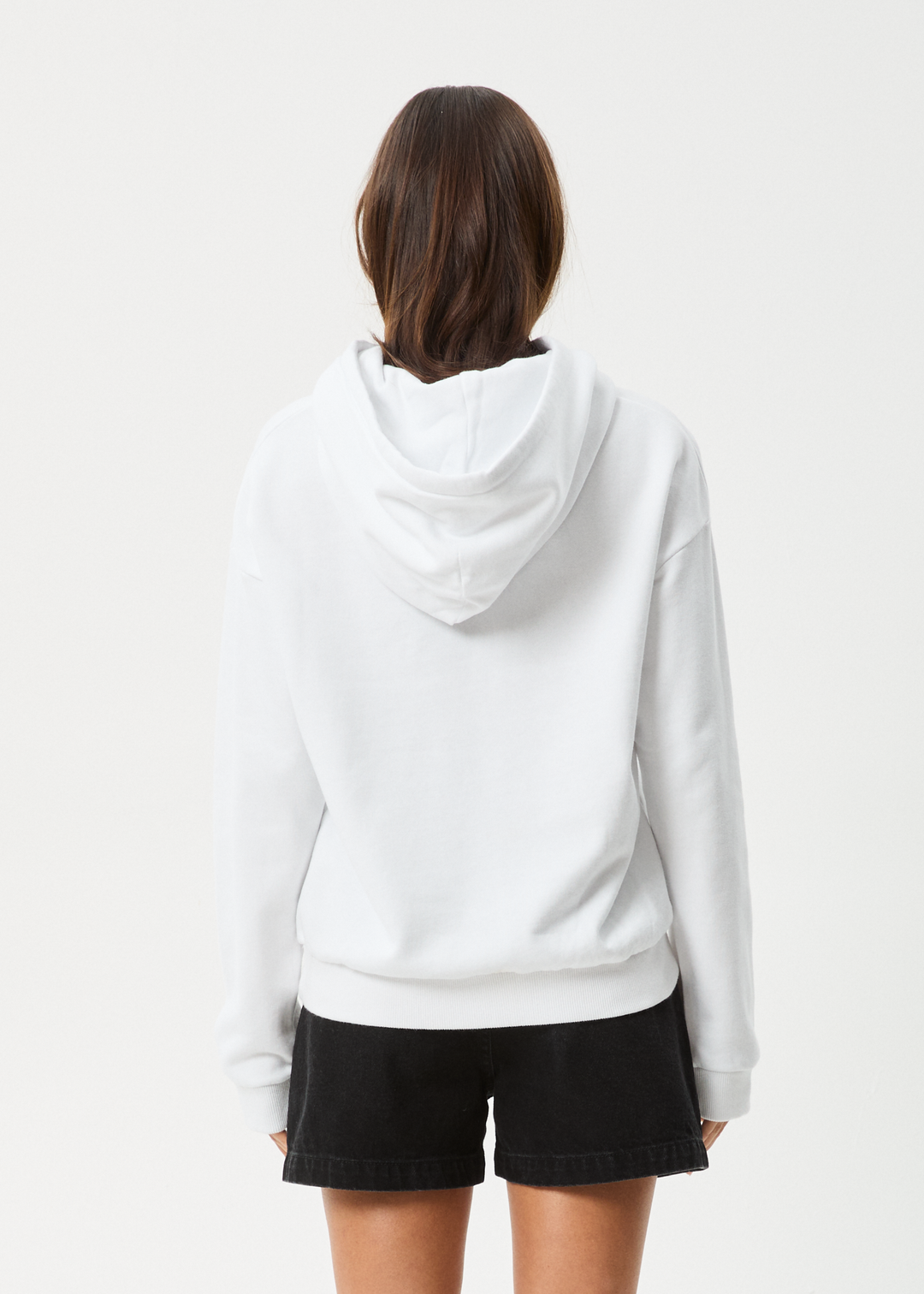 AFENDS Womens Bonfire - Pull On Hood - White