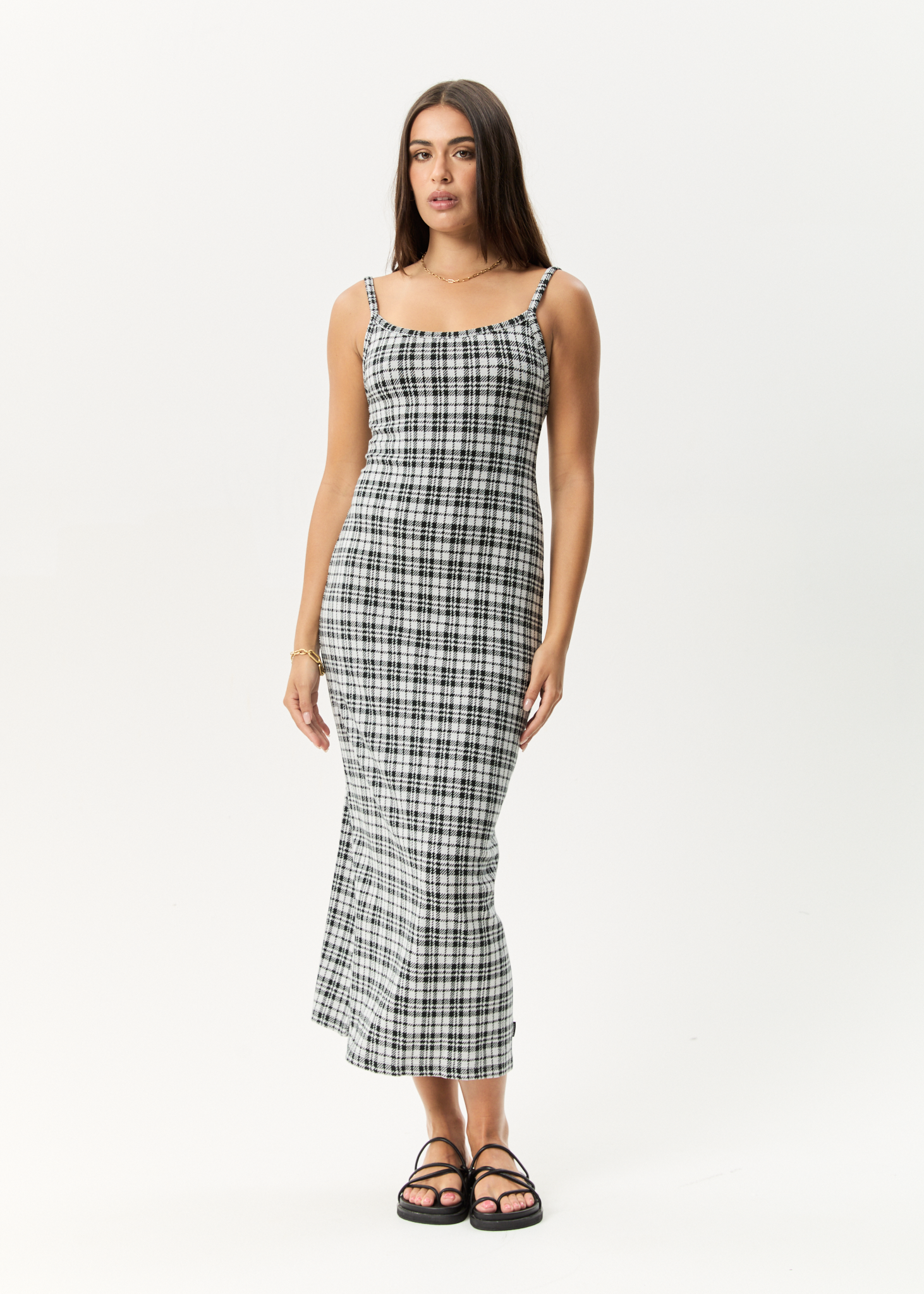 AFENDS Womens Blair - Maxi Dress - Black / White
