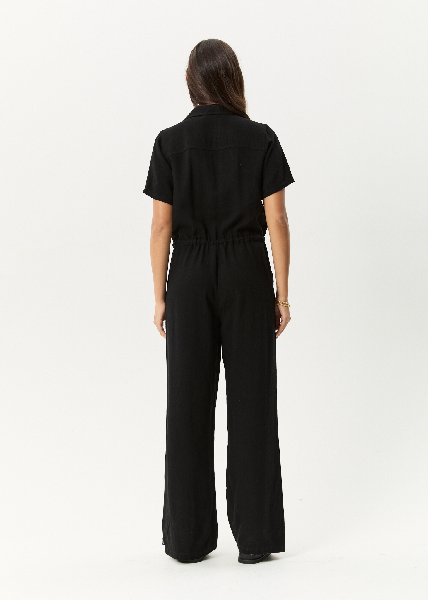 AFENDS Womens Mason - Relaxed Jumpsuit - Black