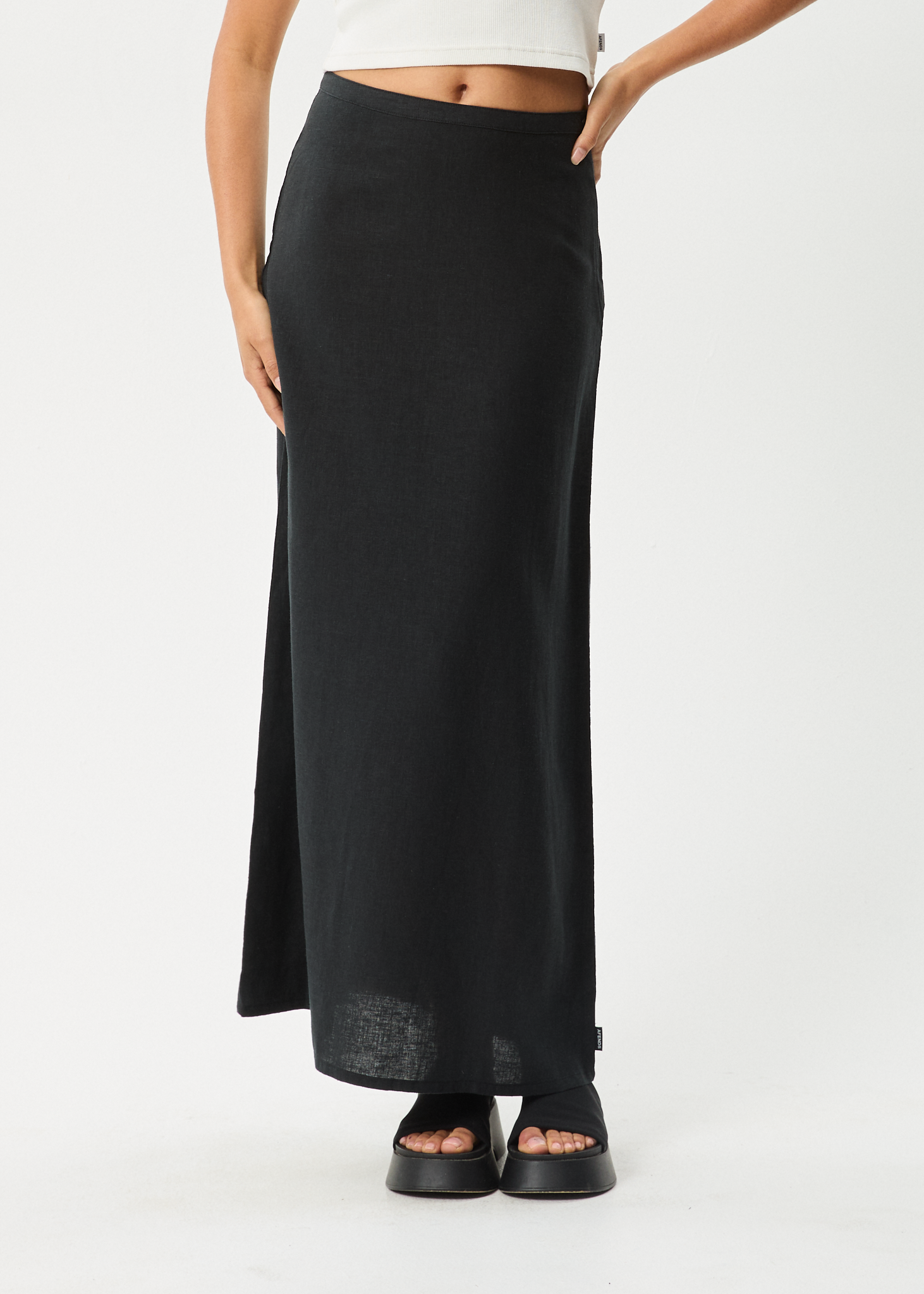 AFENDS Womens Lilo - Maxi Skirt - Black