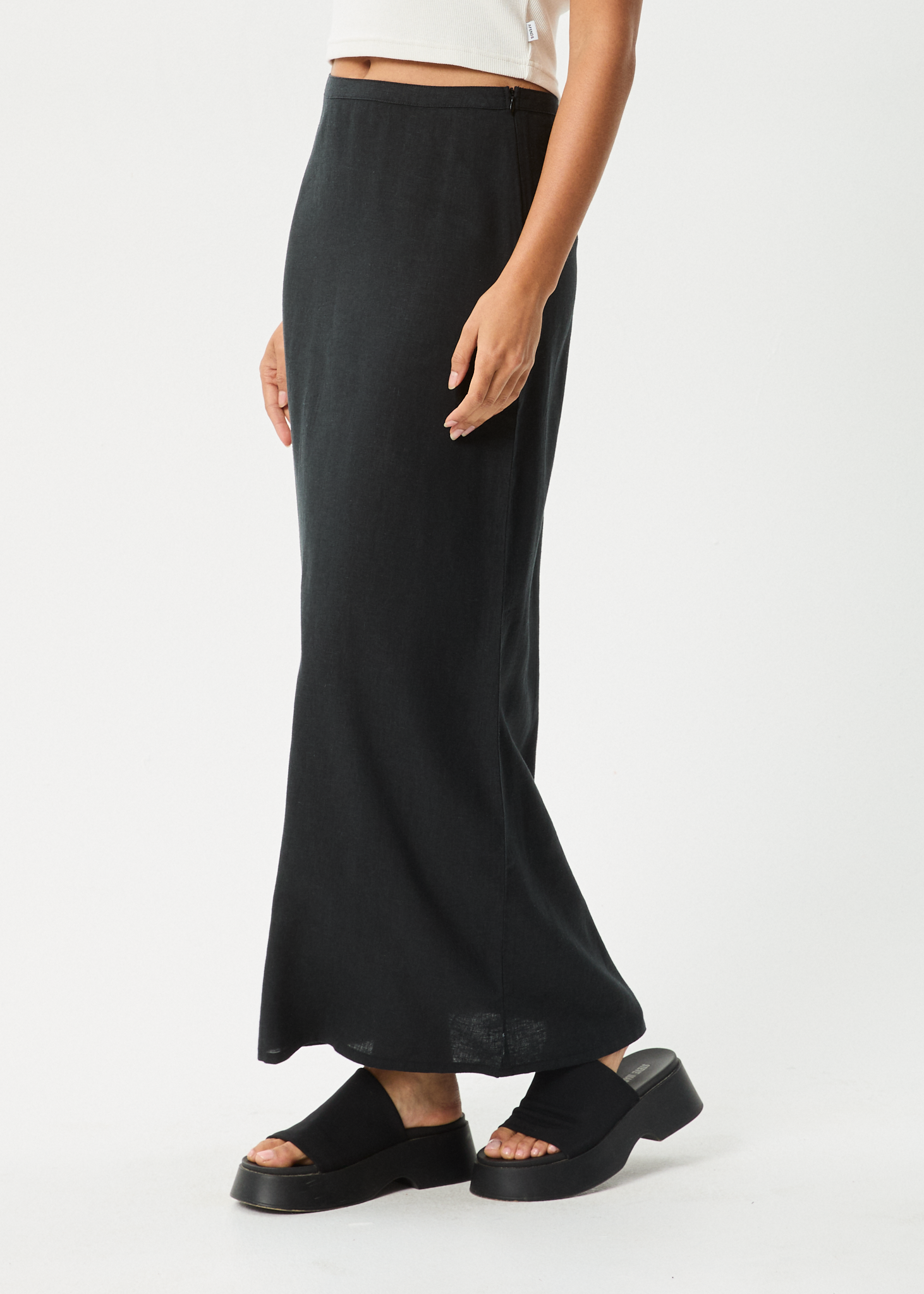 AFENDS Womens Lilo - Maxi Skirt - Black