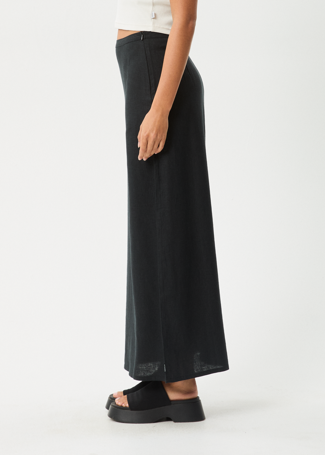 AFENDS Womens Lilo - Maxi Skirt - Black