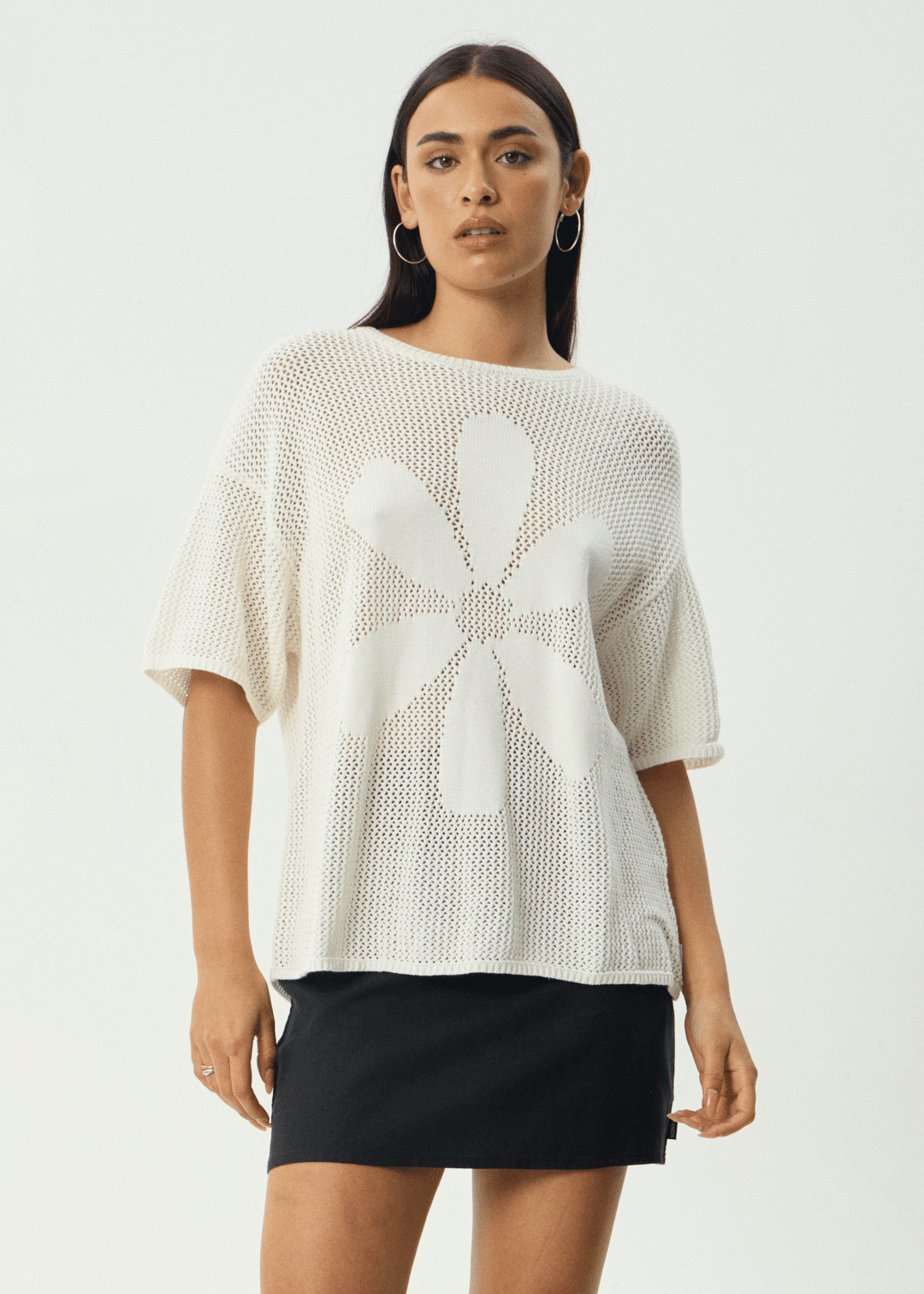 AFENDS Womens Riley - Knit Tee - White