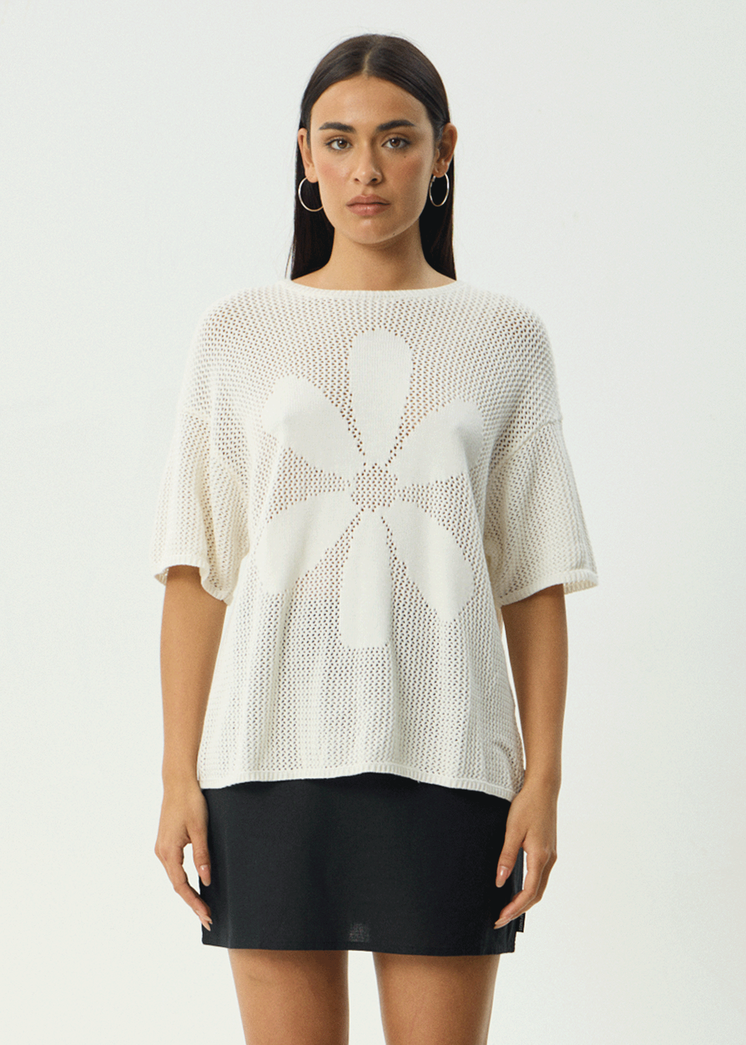 AFENDS Womens Riley - Knit Tee - White