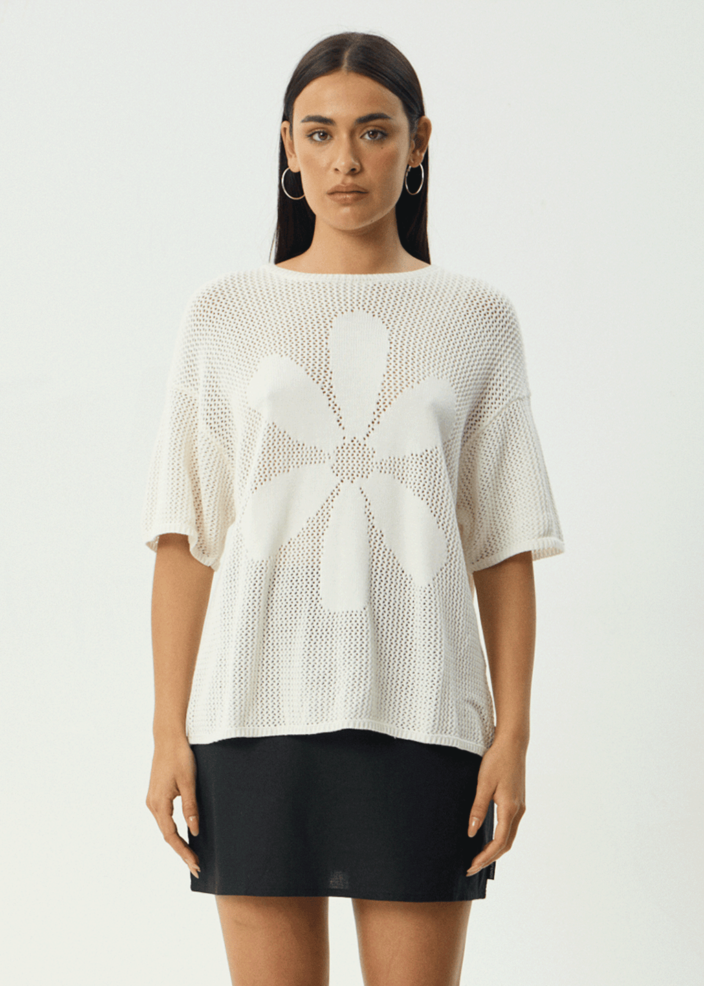 AFENDS Womens Riley - Knit Tee - White
