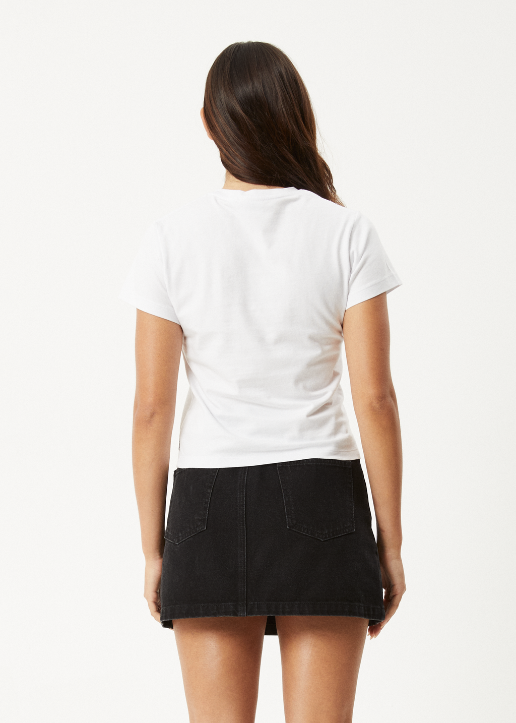 AFENDS Womens Day Job - Baby Tee - White