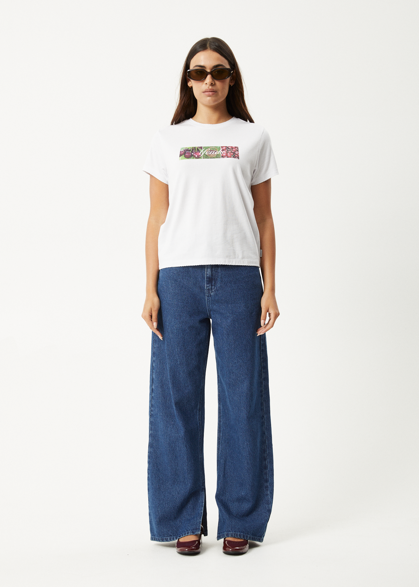 AFENDS Womens On Top - Regular Tee - White