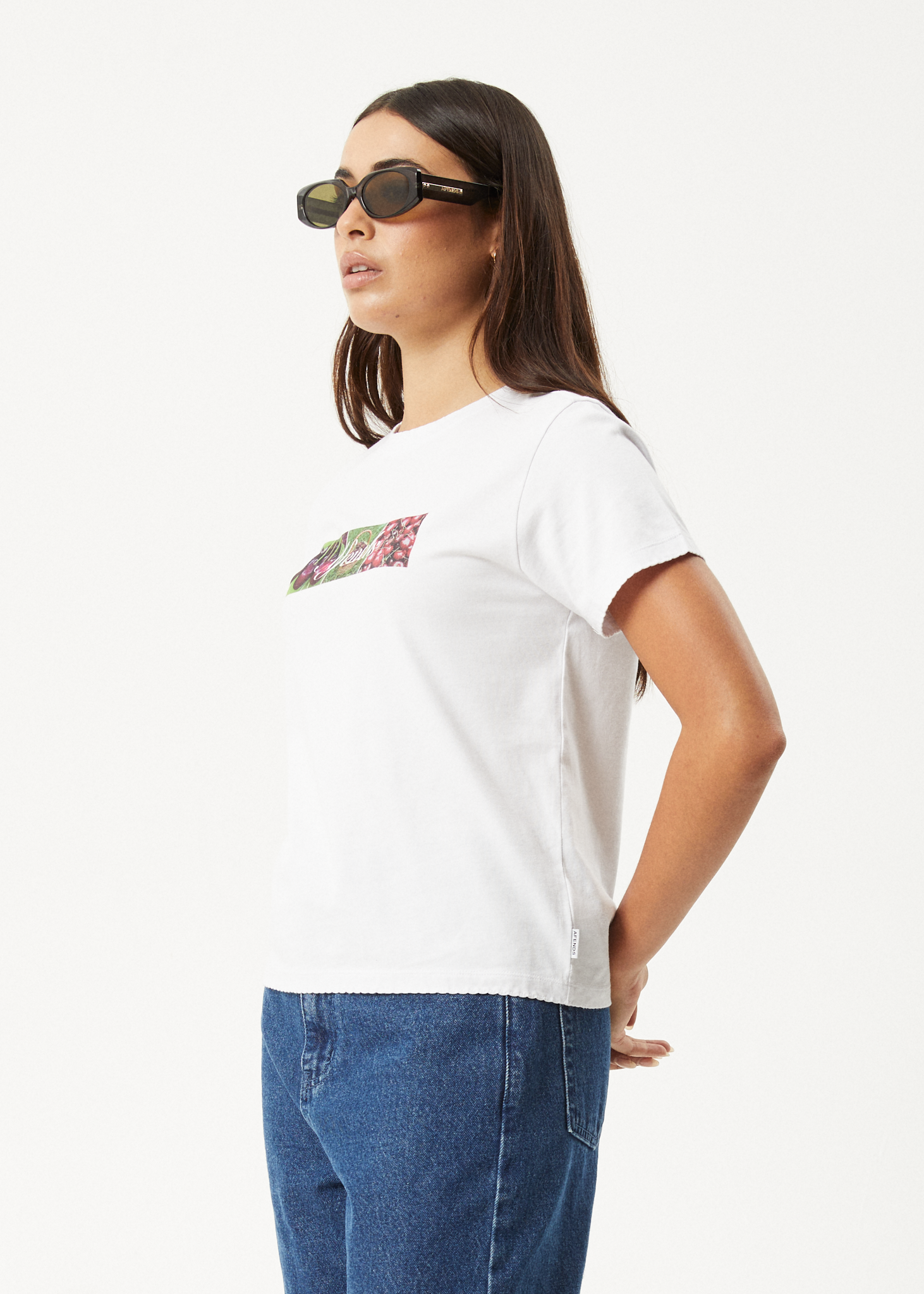 AFENDS Womens On Top - Regular Tee - White