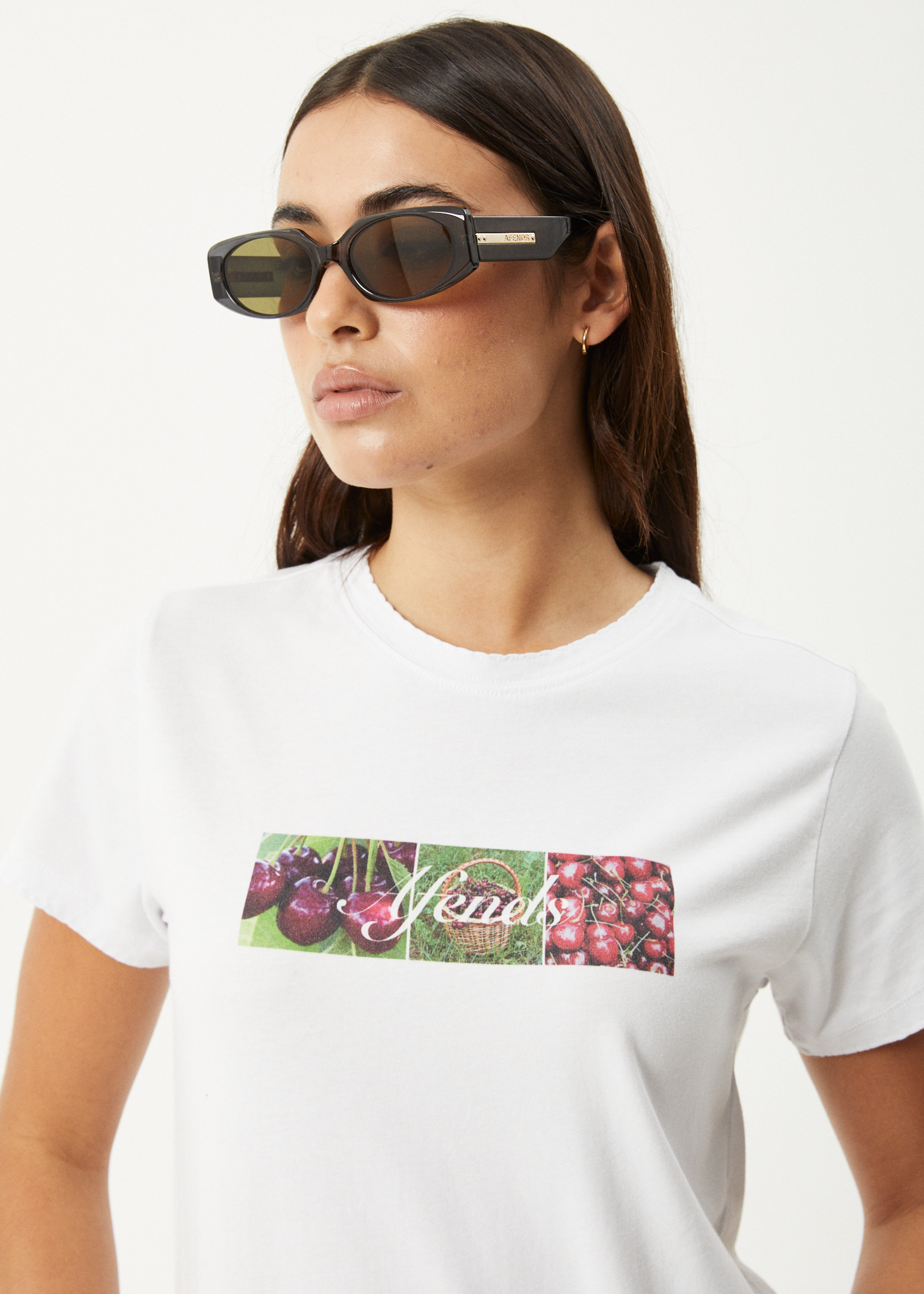 AFENDS Womens On Top - Regular Tee - White