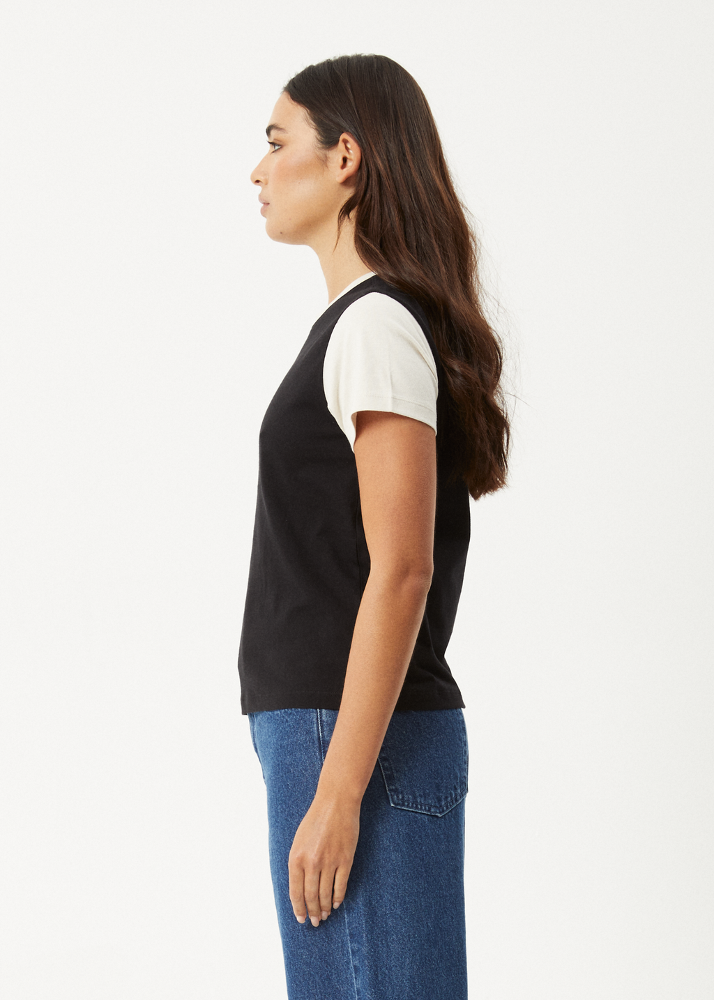 AFENDS Womens Karlee - Regular Tee - Black