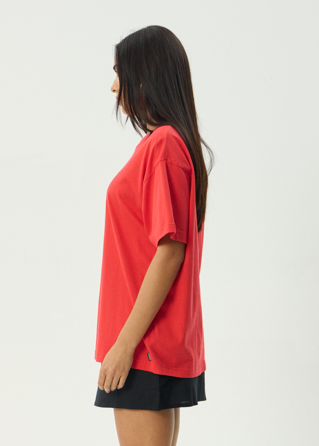 AFENDS Womens Fly Away - Oversized Tee - Tomato
