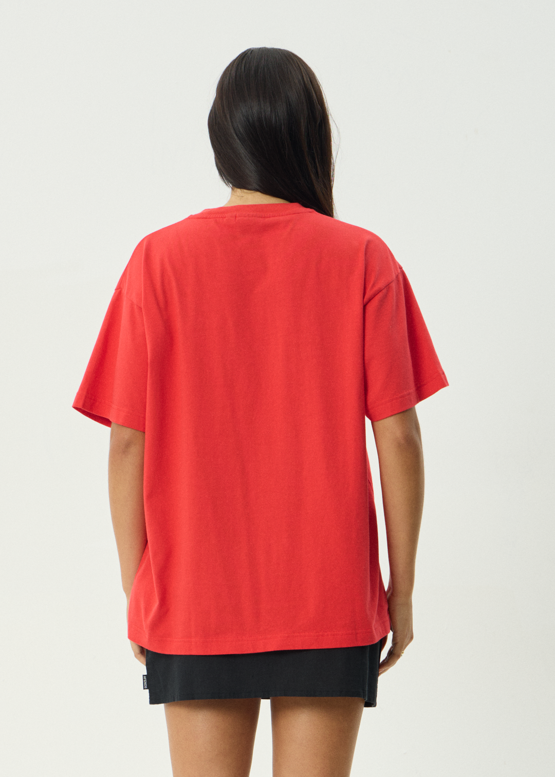 AFENDS Womens Fly Away - Oversized Tee - Tomato
