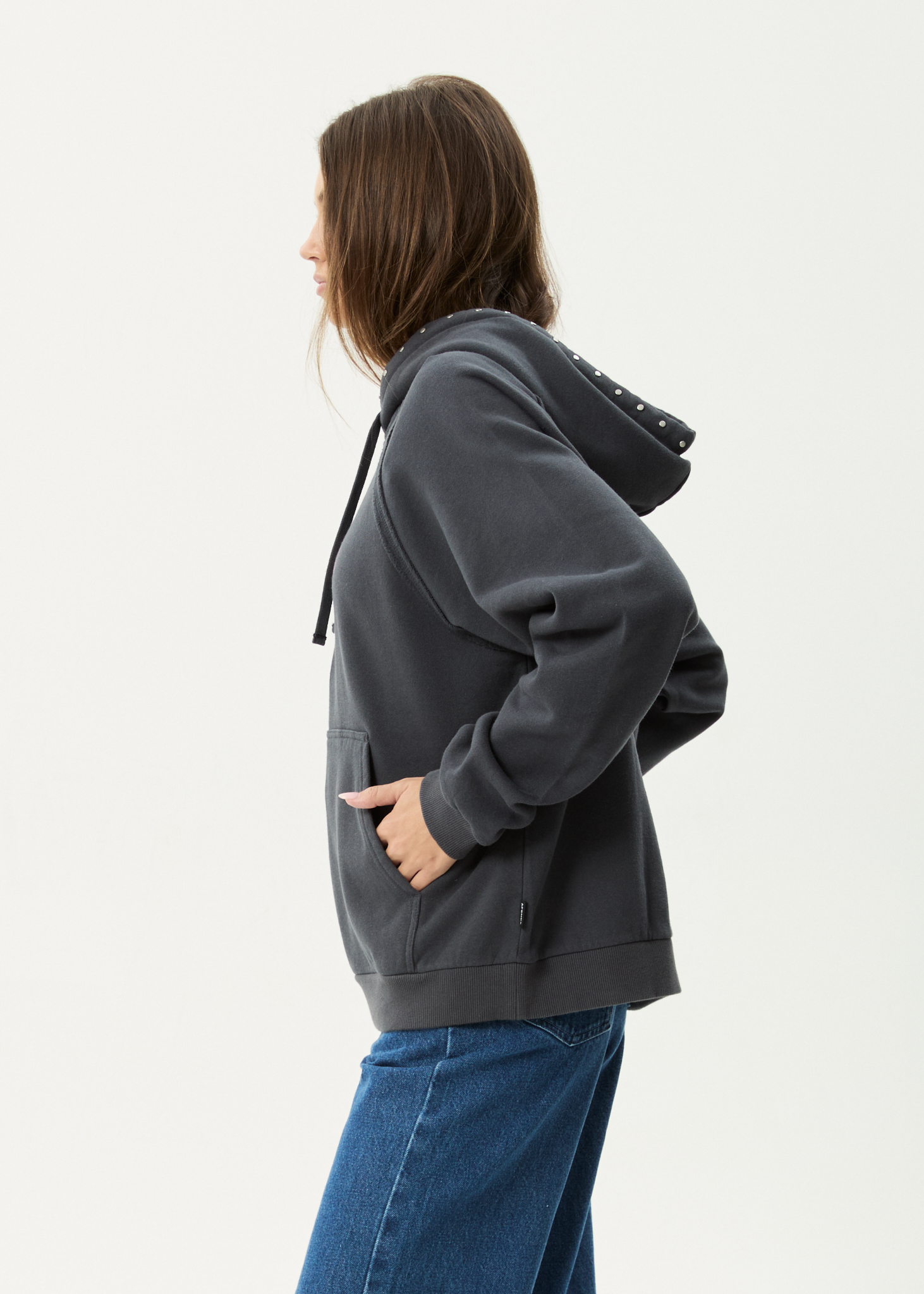 AFENDS Womens Hardware - Hoodie - Charcoal
