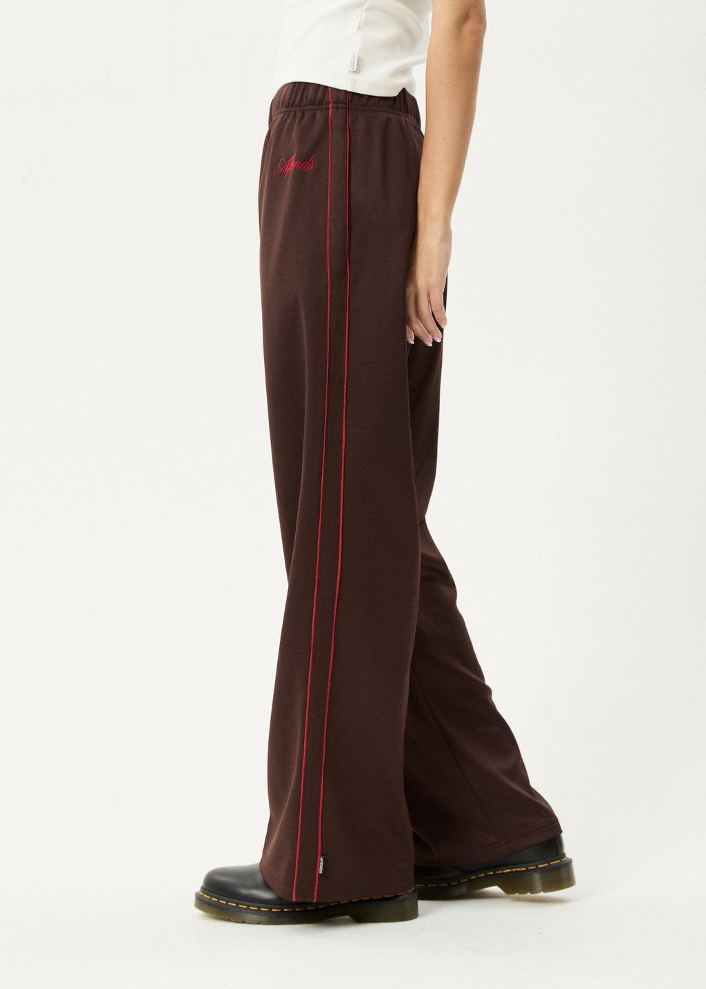 AFENDS Womens Avenue - Track Pant - Coffee