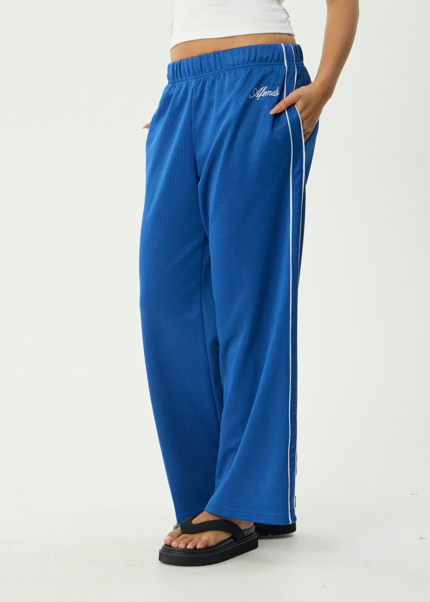 AFENDS Womens Avenue - Track Pant - Marina