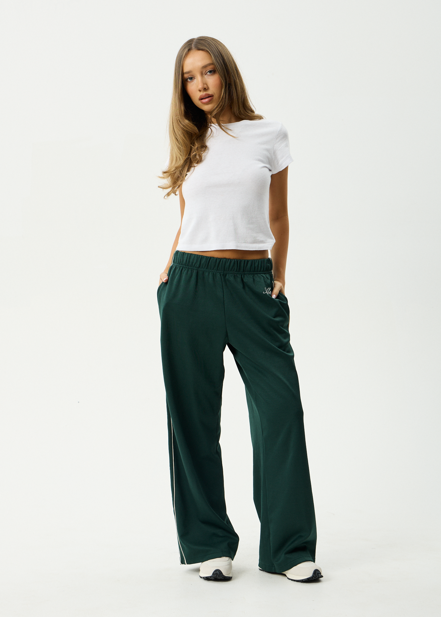 AFENDS Womens Avenue - Track Pant - Pine