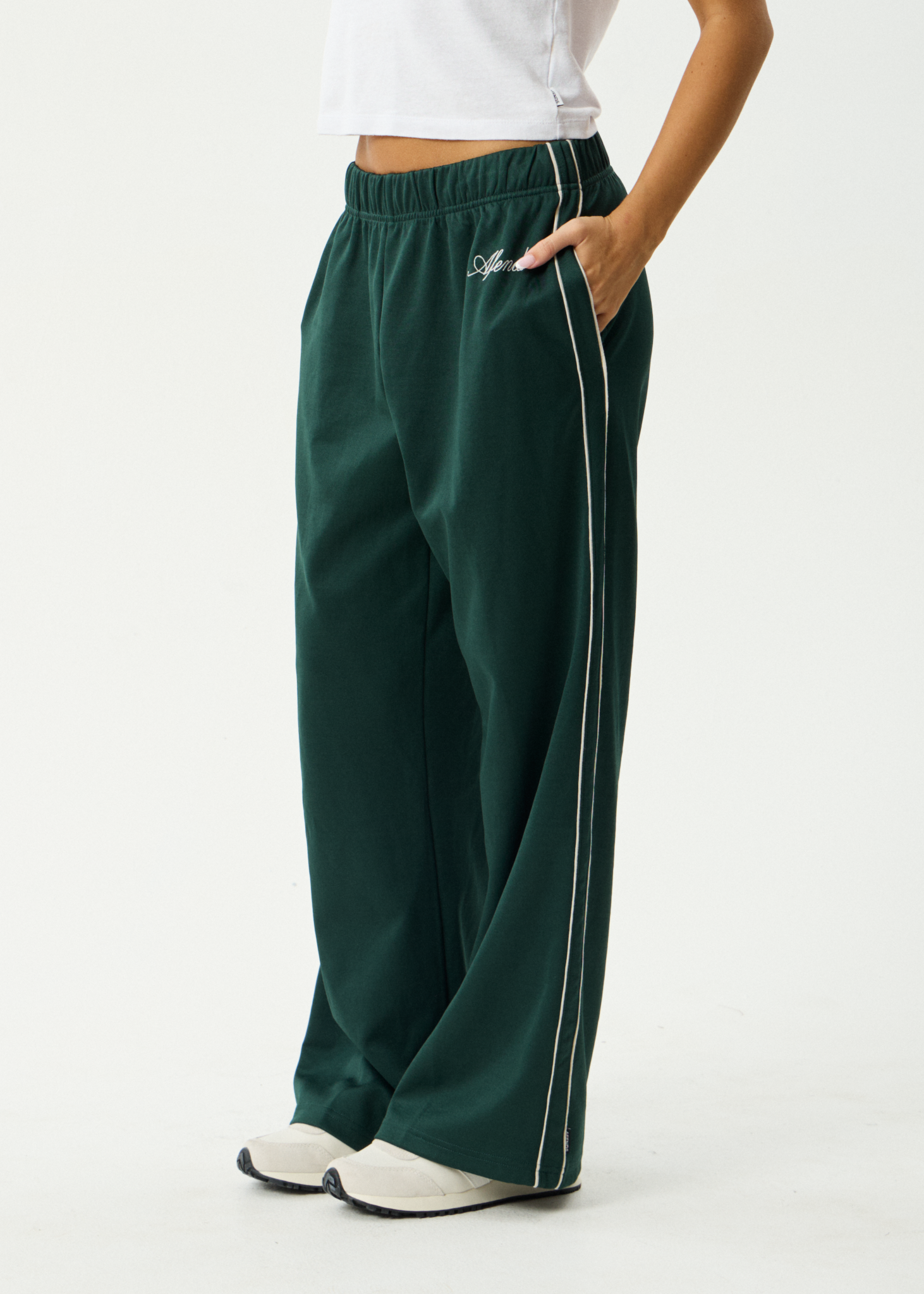 AFENDS Womens Avenue - Track Pant - Pine