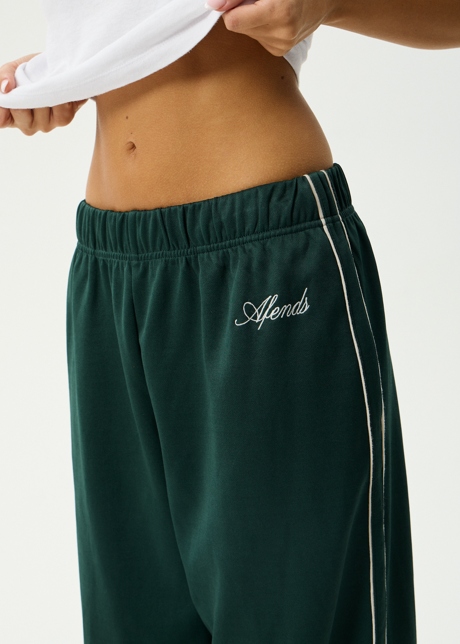 AFENDS Womens Avenue - Track Pant - Pine