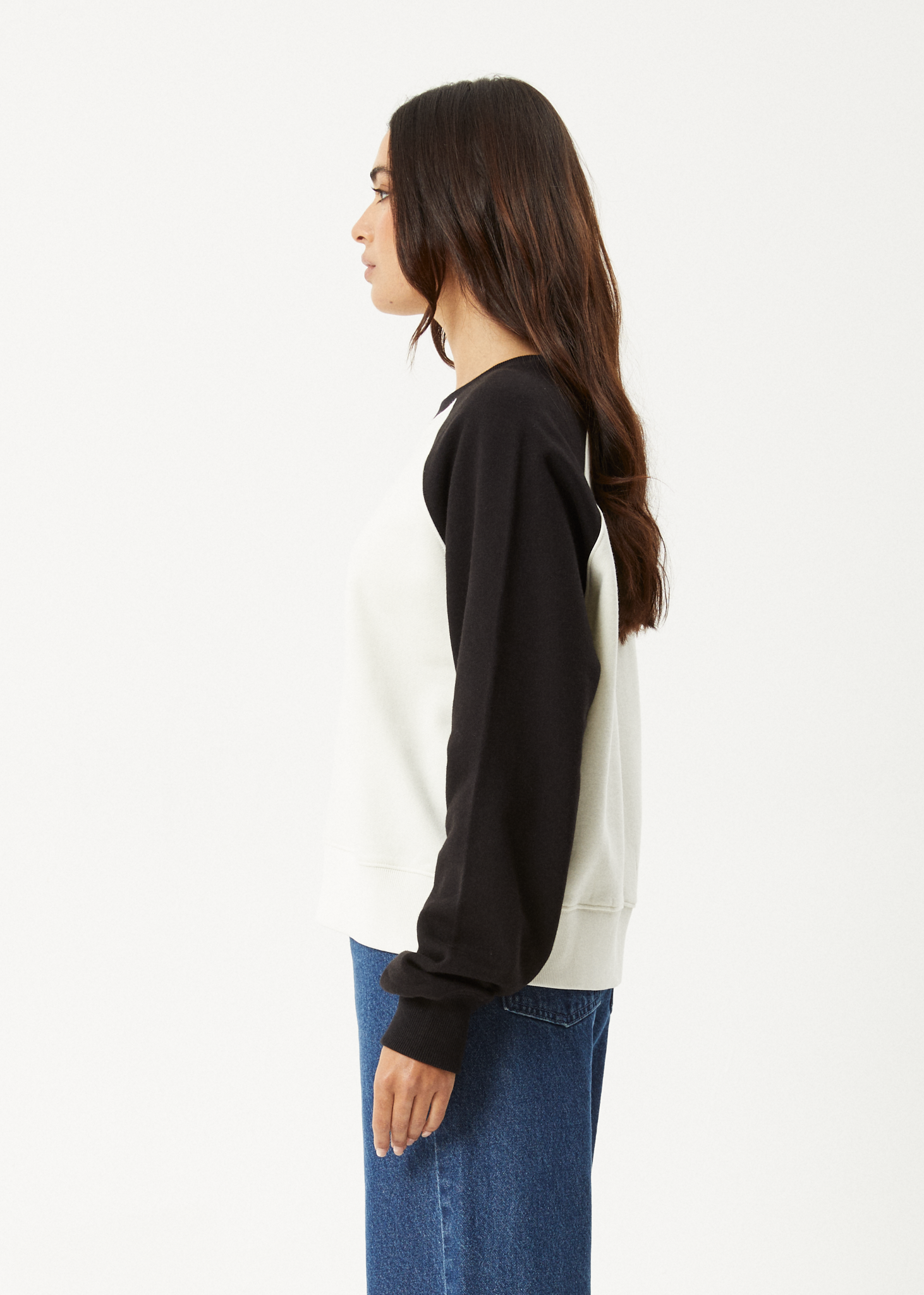 AFENDS Womens Ryan - Crew Neck Jumper - Black