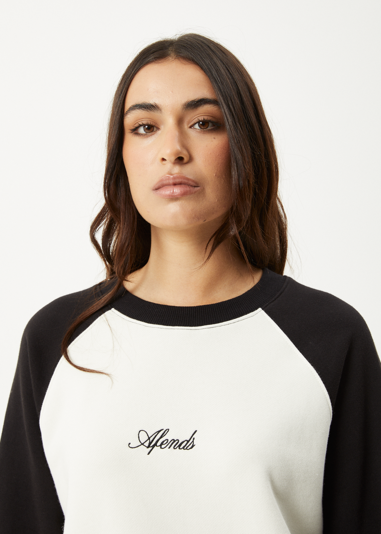 AFENDS Womens Ryan - Crew Neck Jumper - Black