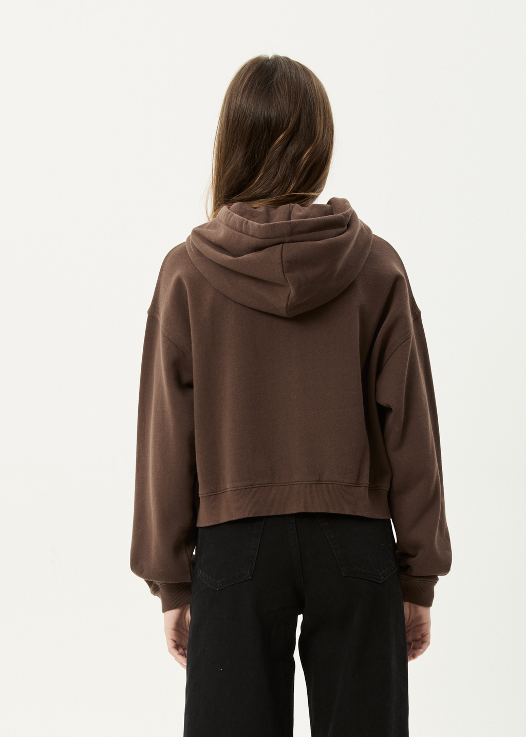 AFENDS Womens Kourt - Zip Hood - Coffee