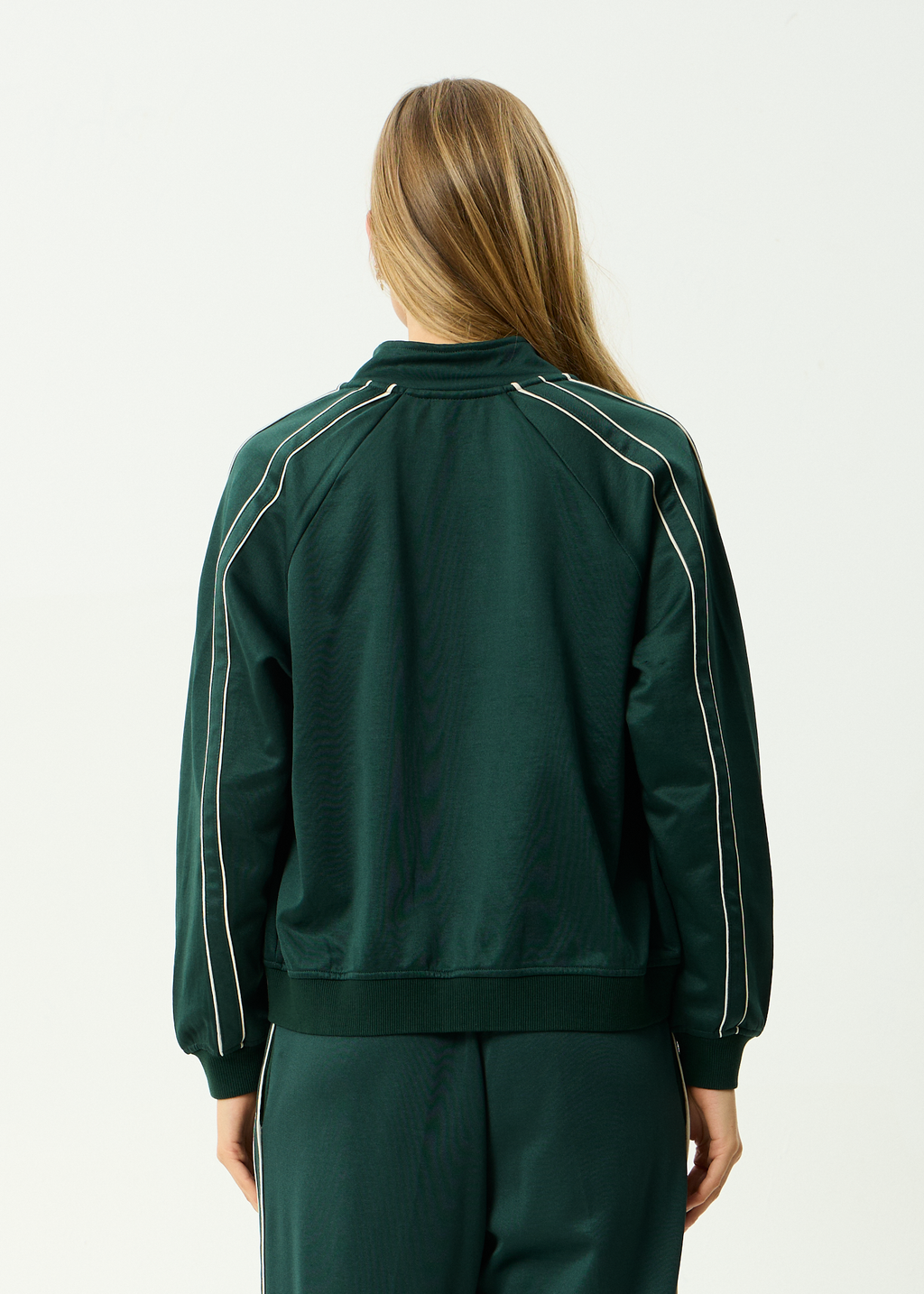 AFENDS Womens Avenue - Track Jacket - Pine