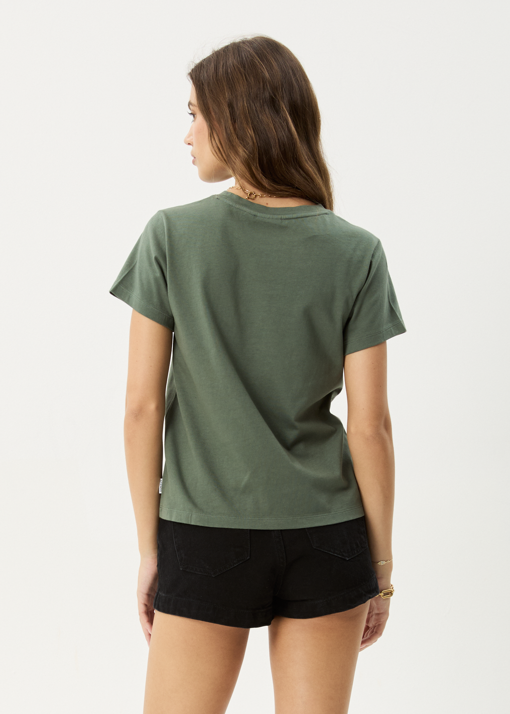 AFENDS Womens Maisie - Regular Tee - Sycamore