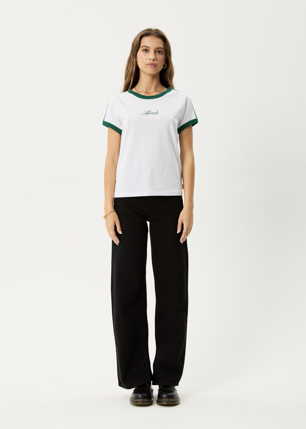 AFENDS Womens Games - Regular Tee - White