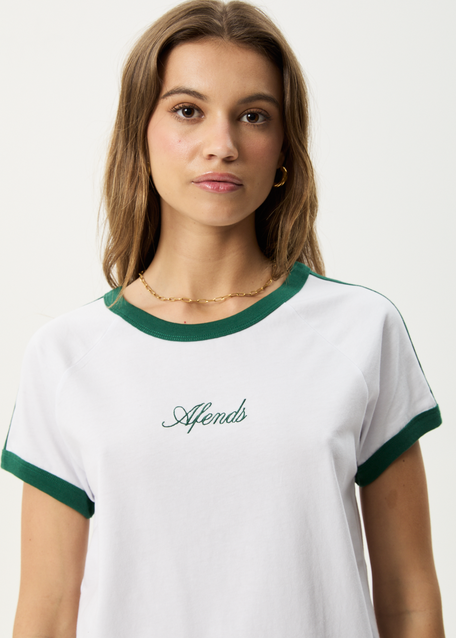 AFENDS Womens Games - Regular Tee - White