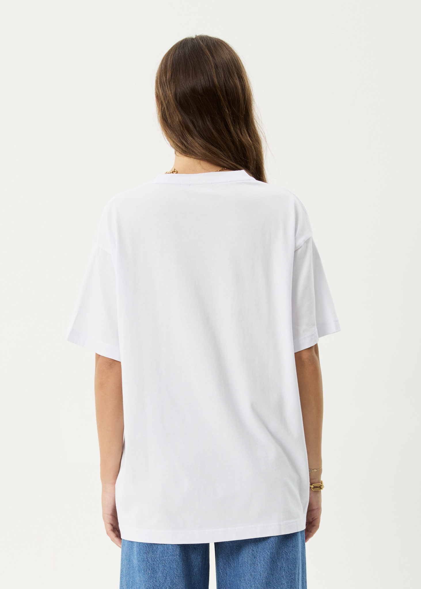 AFENDS Womens Modern Energy - Oversized Tee - White