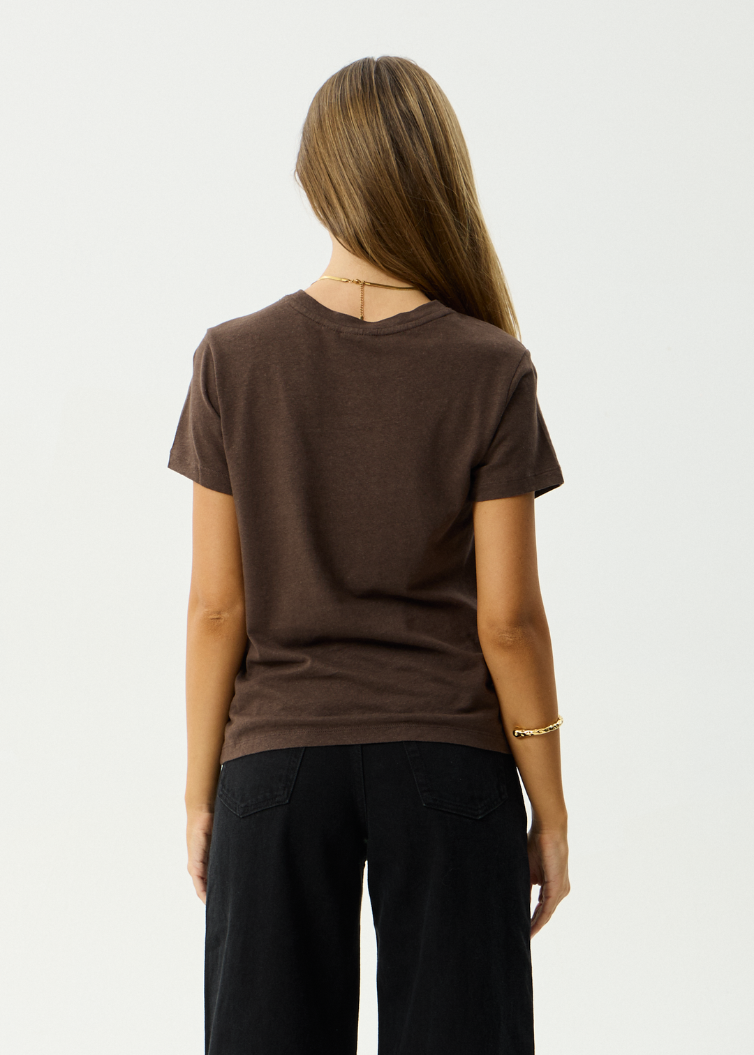 AFENDS Womens Anjuna - Regular Tee - Coffee