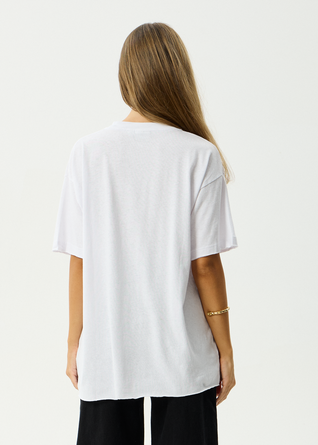 AFENDS Womens Anjuna - Oversized Tee - White