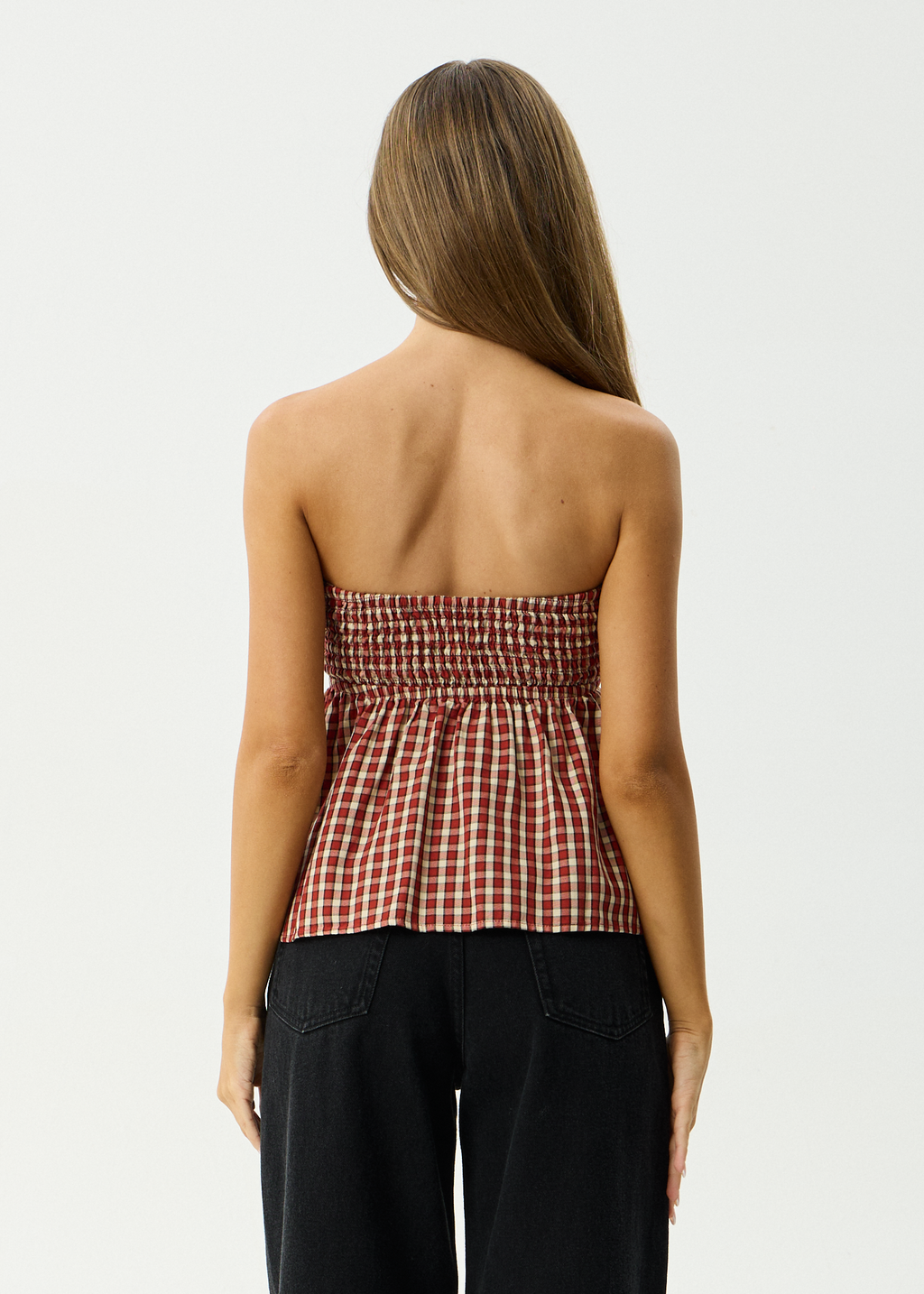 AFENDS Womens Austin - Top - Red Rum