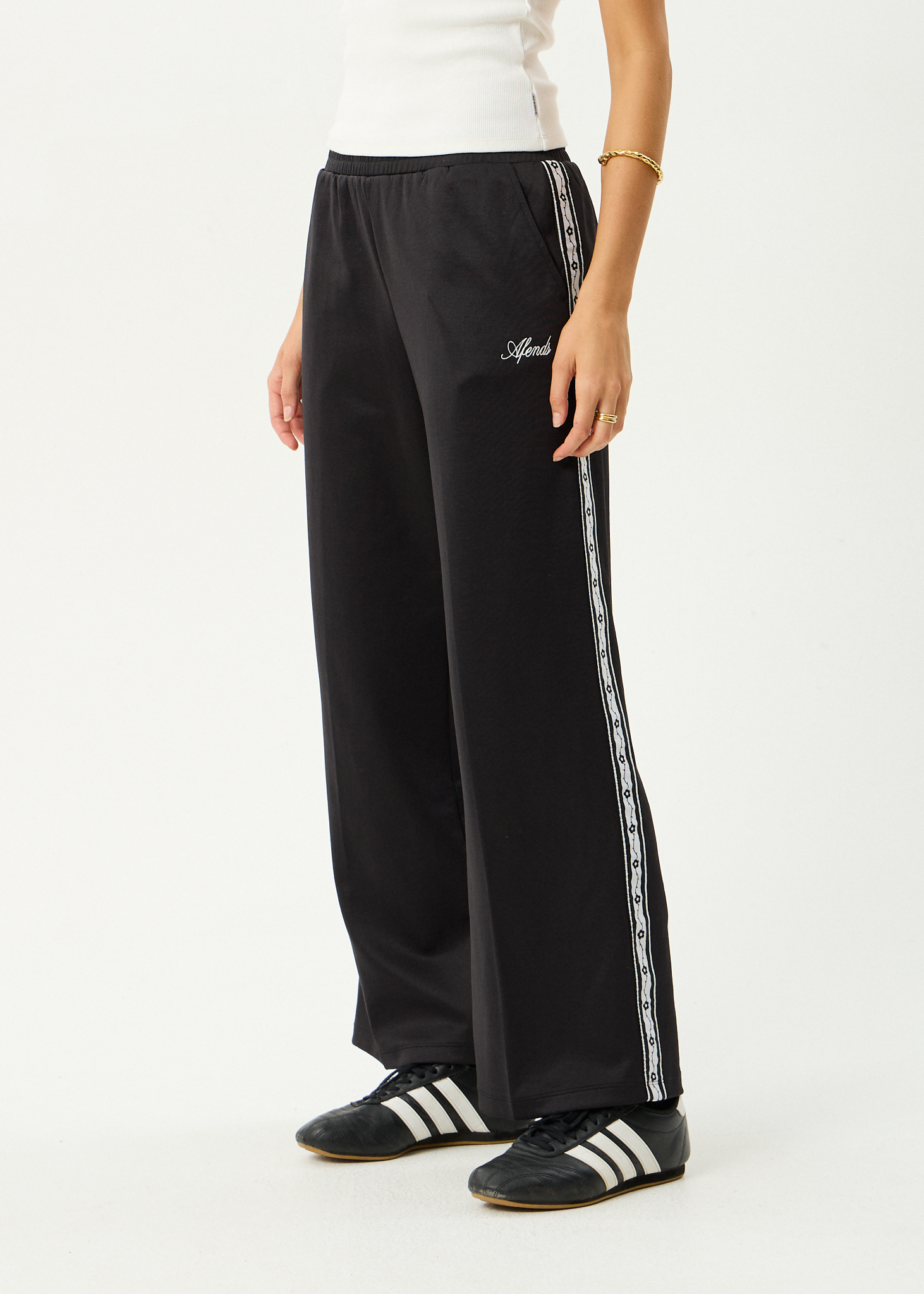 AFENDS Womens Thorn Bound - Sweat Pant - Black