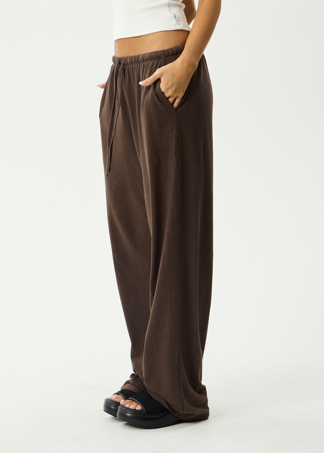 AFENDS Womens Jones - Pant - Coffee