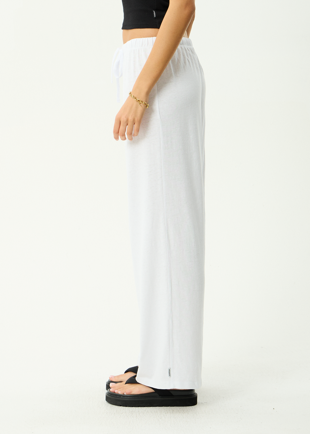 AFENDS Womens Jones - Hemp Pant - White